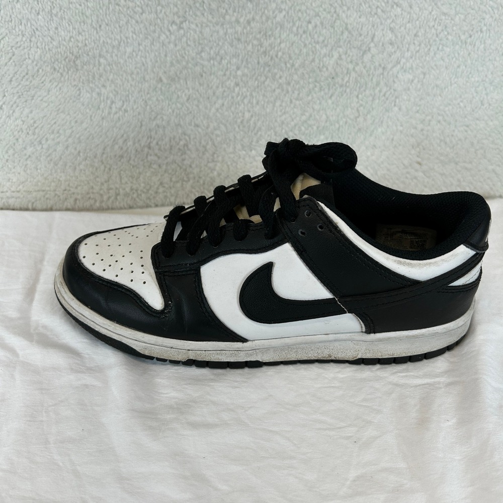 Nike Dunk Low Panda Black White GS Sneakers CW1590-100 Mens Womens Shoes Size 6Y - Picture 7 of 15